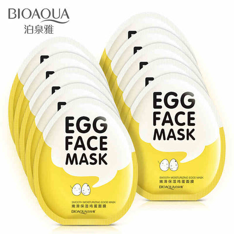 Egg Facial Masks Oil Control Brighten Wrapped Mask