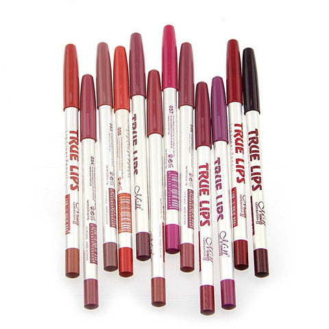 12pcs/set Professional Matte Lip Liner Pencil Set