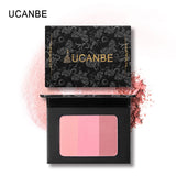 3 In 1 Mineral Blush Makeup Palette Face