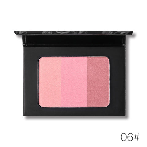 3 In 1 Mineral Blush Makeup Palette Face