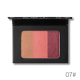3 In 1 Mineral Blush Makeup Palette Face