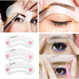 3 styles/set Grooming Stencil Kit Shaping