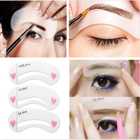 3 styles/set Grooming Stencil Kit Shaping