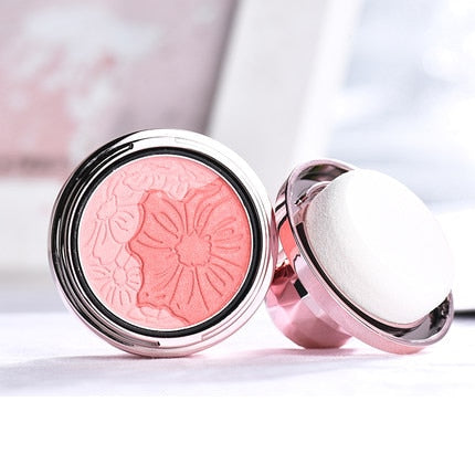 Flower Blush Women Red Face Makeup Blush