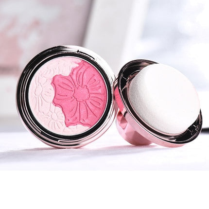 Flower Blush Women Red Face Makeup Blush