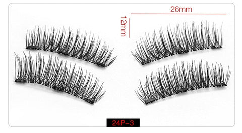 Shozy Magnetic eyelashes with 3 magnets magnetic lashes