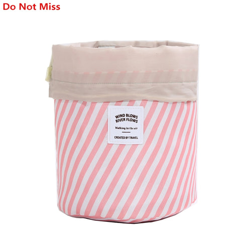 New Round women makeup bag