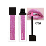 Gold Glitter Lips Makeup Lip