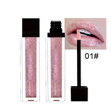 Gold Glitter Lips Makeup Lip