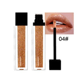 Gold Glitter Lips Makeup Lip