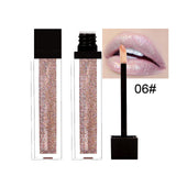 Gold Glitter Lips Makeup Lip