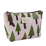 Women Plaid Travel Cosmetic Bag Makeup