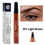 Eyebrow Pen Waterproof Fork Tip