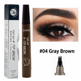 Eyebrow Pen Waterproof Fork Tip