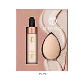 Matte Foundation With Sponge Puff Kit Matte Effect