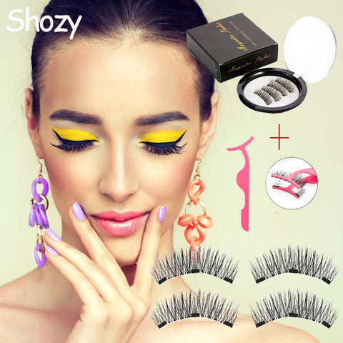 Shozy Magnetic eyelashes with 3 magnets magnetic lashes