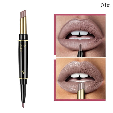 2 In 1 Lip liner Pencil Double-end Waterproof