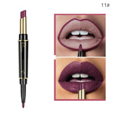 2 In 1 Lip liner Pencil Double-end Waterproof