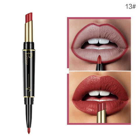 2 In 1 Lip liner Pencil Double-end Waterproof