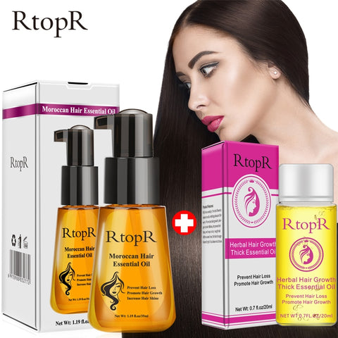 Moroccan Hair Essential Oil + Herbal