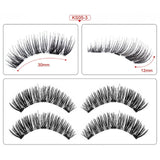 Magnetic eyelashes with 3 magnets handmade 3D/6D magnetic lashes