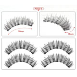 Magnetic eyelashes with 3 magnets handmade 3D/6D magnetic lashes