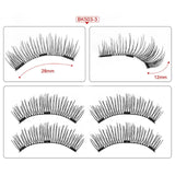 Magnetic eyelashes with 3 magnets handmade 3D/6D magnetic lashes