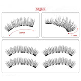 Magnetic eyelashes with 3 magnets handmade 3D/6D magnetic lashes