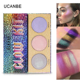 Glitter Highlighter Holographic Makeup Palette
