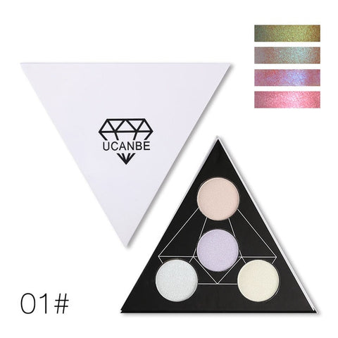 Glitter Highlighter Holographic Makeup Palette