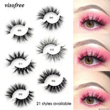 Visofree Mink Lashes 3D Mink Eyelashes 100% Cruelty