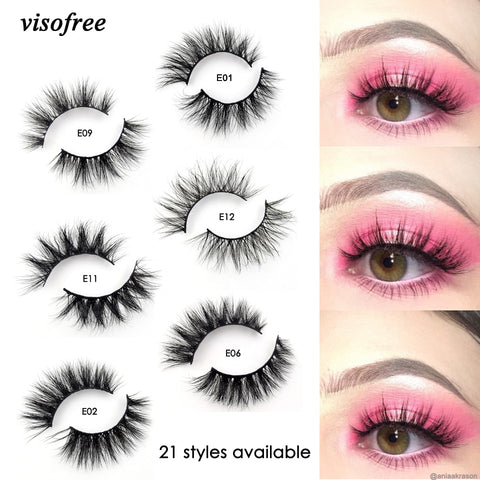 Visofree Mink Lashes 3D Mink Eyelashes 100% Cruelty