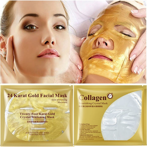 Gold Collagen Face Mask Crystal Gold