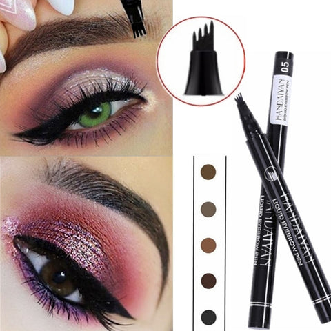 5 Color Microblading Eyebrow Pencil Waterproof Fork