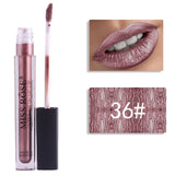 12 Colors Metallic Shimmer Liquid Lipstick