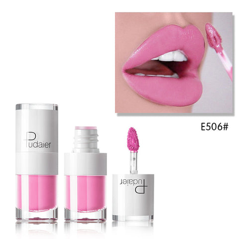 Pudaier Lipstick 16 Colors Matte Lip Gloss