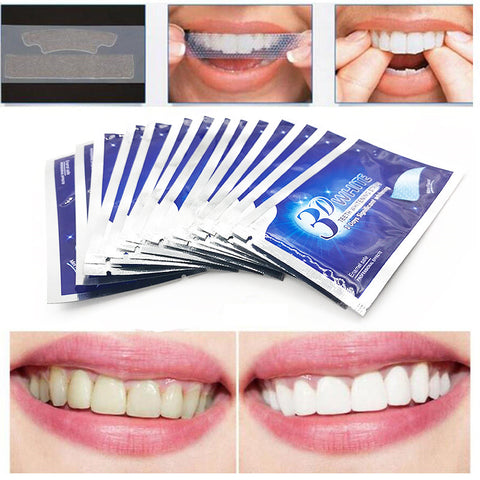 28Pcs/14Pair 3D White Gel Teeth Whitening
