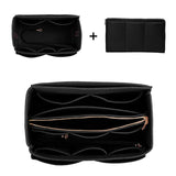 Felt Cloth Insert Bag Organizer Makeup Handbag