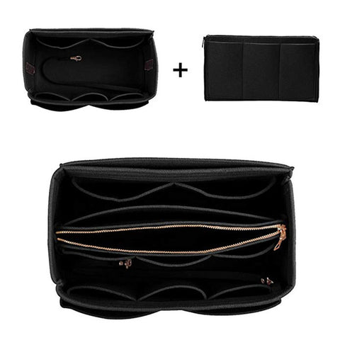 Felt Cloth Insert Bag Organizer Makeup Handbag